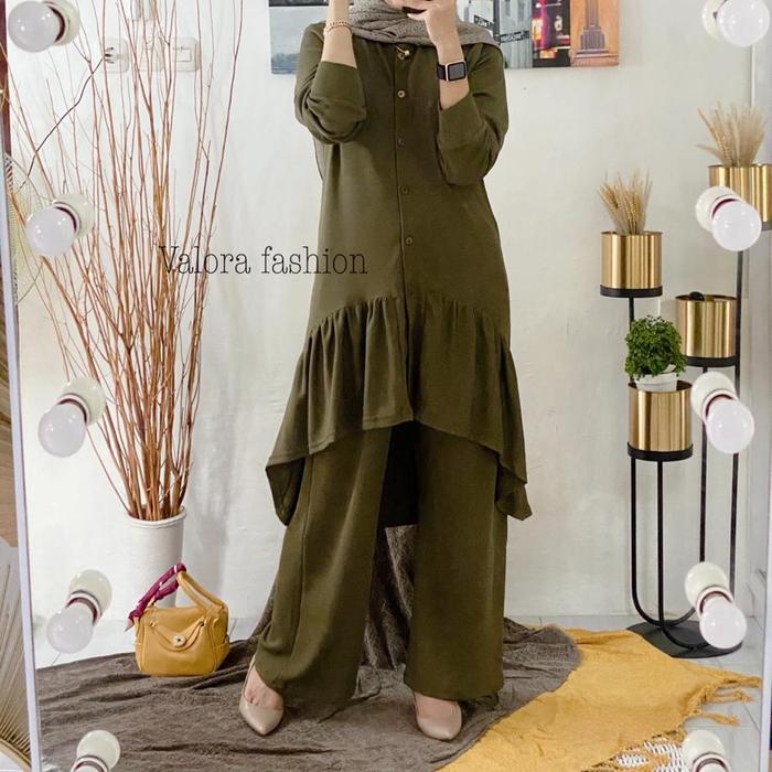 Gambar STELAN CELANA VALORA ORI BY GAGIL - Army dari Kulih Store ID undefined Tokopedia