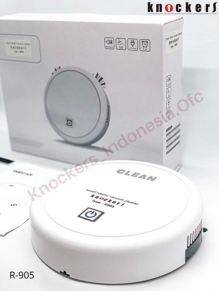 Gambar INTELLIGENT SWEEPING ROBOT / SMART ROBOT VACUUM CLEANER KNOCKERS INDON - Hitam dari Knockers Official Store undefined Tokopedia