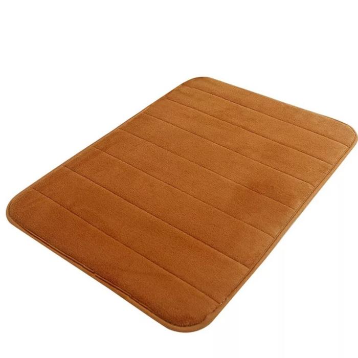 Gambar Keset Kaki Rumah Pintu Dapur Kamar Mandi / Memori Foam Mat Anti Slip - Coklat Muda dari Ammar official store undefined Tokopedia