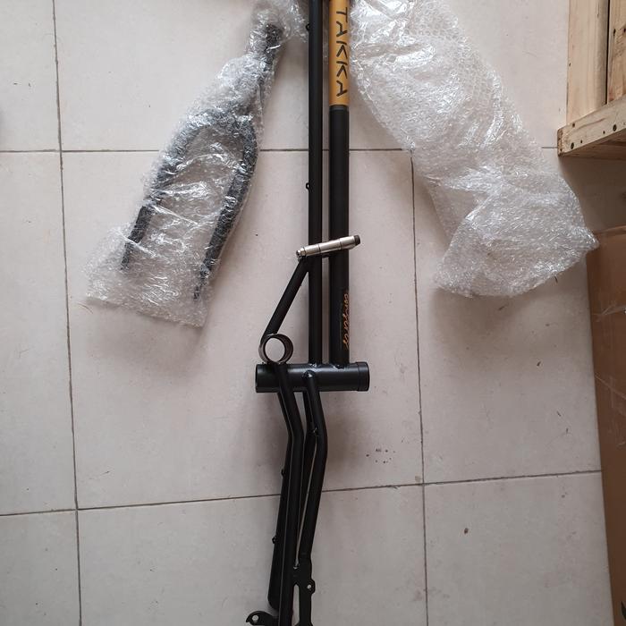 Gambar Seli Takka Conseres FRAMESET Ready Stock - Black Doff dari Sepeda Bosque undefined Tokopedia