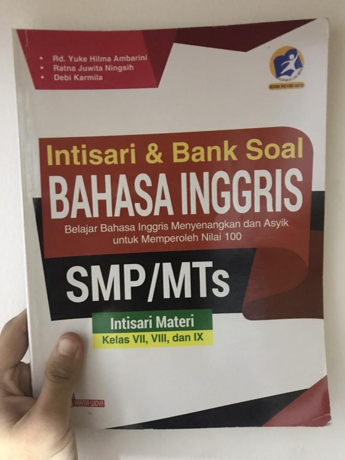 Buku Soal Bahasa Inggris Smpmts - Yrama Widya Yrama