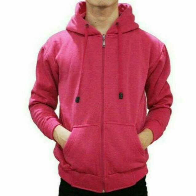 Gambar Best seller !!! Jaket Sweater Polos Hoodie Zipper/Resleting Pink - ZIPER PINKFANTA, M dari STUVCO SPORTSWEAR undefined Tokopedia