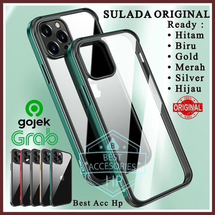 Jual IPHONE 12 12 PRO SULADA METAL FRAME ORIGINAL HARD CASE