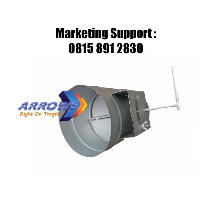 Gambar Damper Angin 6 inch Damper Udara 6" Volume Damper 6 inch Damper Manual dari ARROWS Fan & Blower undefined Tokopedia