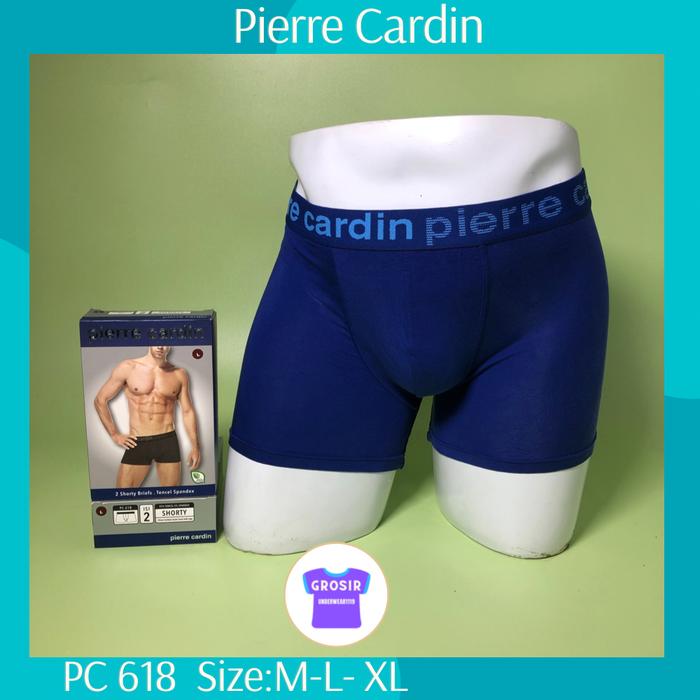 Gambar Celana Boxer Pria Pierre Cardin PC 618 Isi-2 PCS Bahan Tencel spandex - XL dari Grosir Underwear1119 undefined Tokopedia