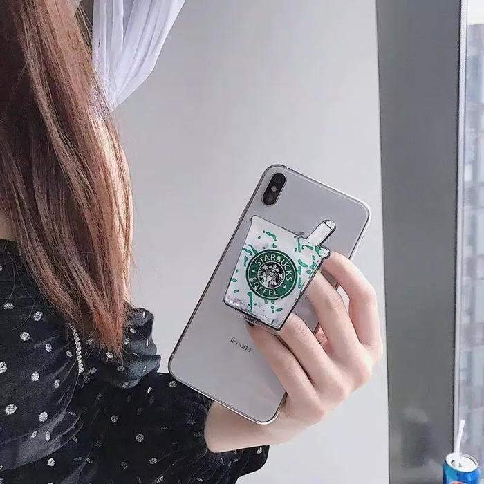 Glitter Popgrip Samsung PopSockets Translucent Phone Grip With