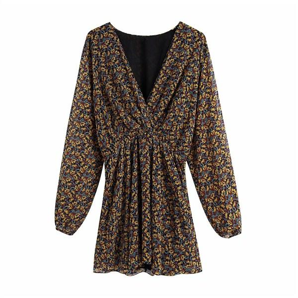 Jual DRESS V NECK ZARA IMPORT MURAH 