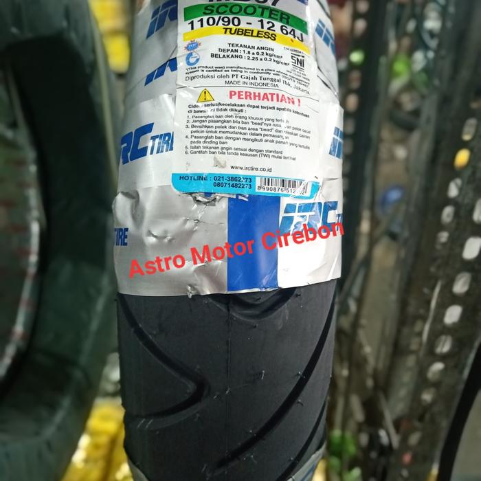 Gambar 110/90-12 MB 67 Tubeless, ban motor merk IRC dari Alx Ban undefined Tokopedia