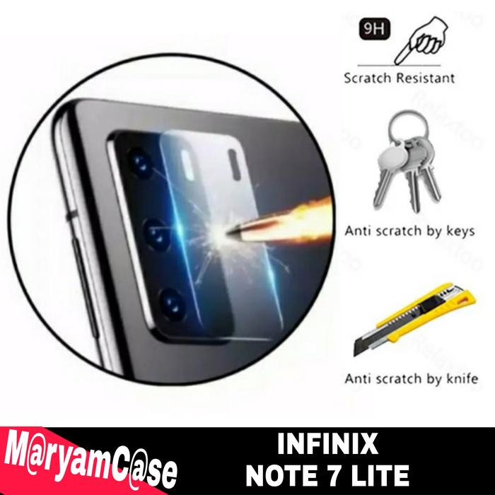 Tempered Glass Infinix Note Camera Glass Protector In Infinix