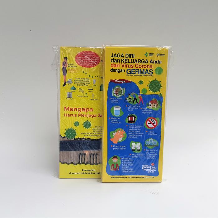 Gambar Flyer Jaga Diri dan Pentingnya Menjaga Jarak - Paket Isi 50 dari Sahabat Sejasa undefined Tokopedia