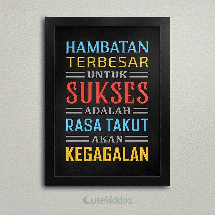 Gambar Hiasan Dinding Dekorasi Quotes Motivasi Wall Decor Poster Kayu Vintage - Hitam Frm Hitam dari cutekiddos undefined Tokopedia