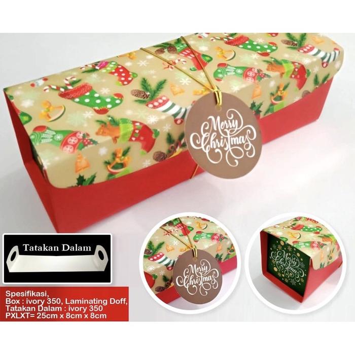 Gambar BOX FANCY CAKE NATAL dari emy grosir store undefined Tokopedia