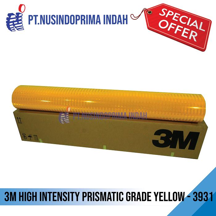 Gambar 3M- REFLECTIVE SHEETING HIGH INTENSITY PRISMATIC ( HIP ) ASTM D4956 - Kuning dari nusindoprima indah undefined Tokopedia