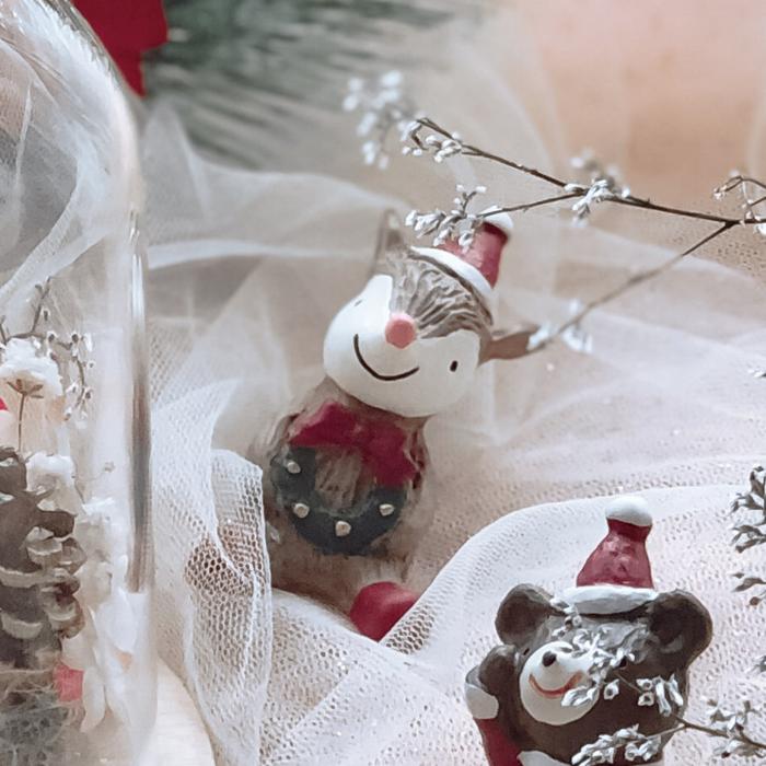 Gambar XMAS Dome - Christmas Special Angelica Petals (Kado Natal Bunga) - Squirrel dari Angelica Petals undefined Tokopedia