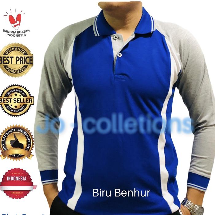 Gambar Kaos Model 808 Lengan Panjang/kuning Mustard/bahan Catton Wafer Premiu - Benhur abu, S dari JO-collections undefined Tokopedia