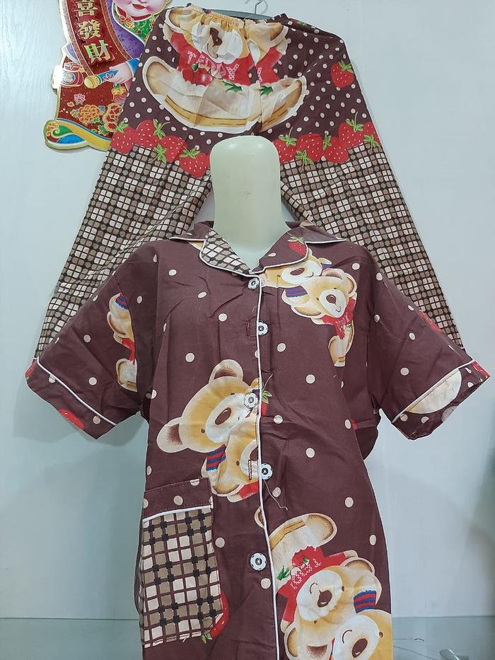 Gambar blinqshop baju tidur piyama PP MOTIF - CP B POLKADOT dari BLINQ SHOP undefined Tokopedia