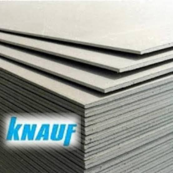 Gambar Papan Plafon Gipsum Gypsum Knauf 9mm 120 x 240 cm per lembar dari Tb. Sumber Karya undefined Tokopedia