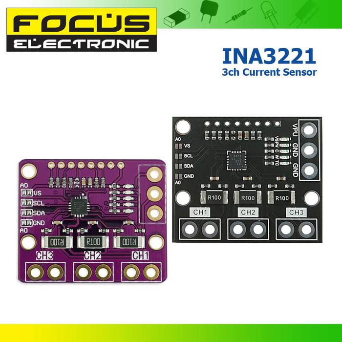 Gambar INA3221 I2C 3ch High Side DC Voltage Current Sensor INA 3221 3 channel - Ungu dari Focus Camera Shop Opi undefined Tokopedia