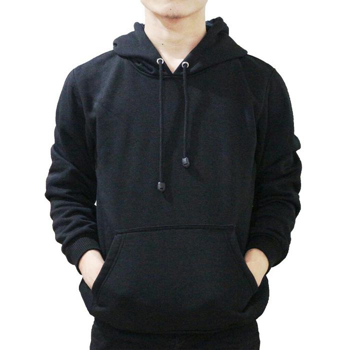 Gambar Best seller !!! Jaket Sweater Polos Hoodie Jumper Coklat Mocca Unisex - JUMPER HITAM, M dari STUVCO SPORTSWEAR undefined Tokopedia