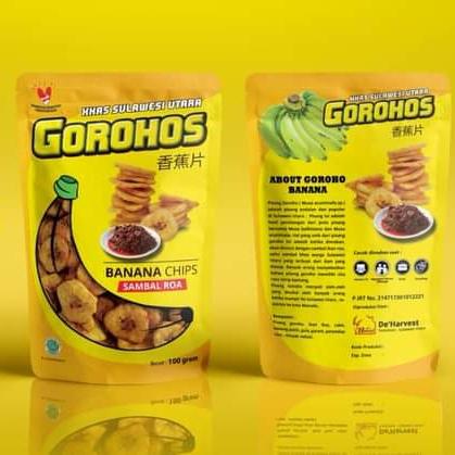 Gambar keripik pisang goroho Goroho's dari DeHarvest undefined Tokopedia