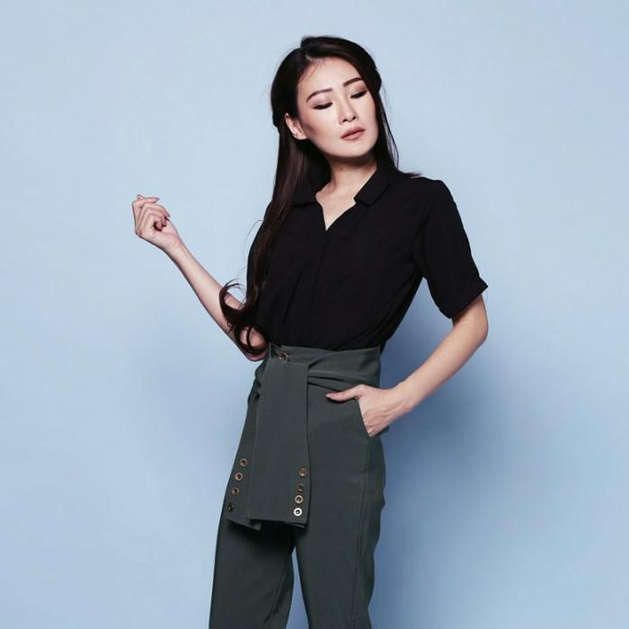 Gambar Techno Office Pants - Grey dari Amani ID undefined Tokopedia