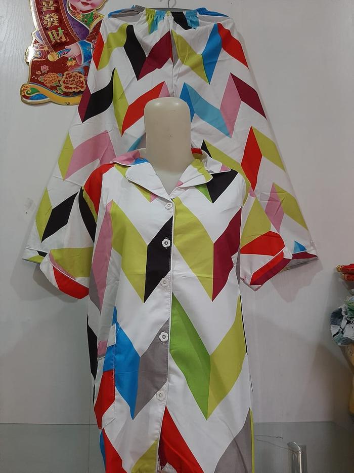 Gambar blinqshop baju tidur piyama PP MOTIF - CP PELANGI dari BLINQ SHOP undefined Tokopedia