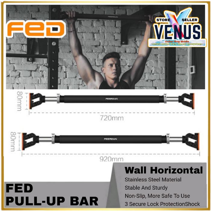 Gambar FED Horizontal Bar Pull-up Device Safety Non-slip Alat Fitness - 72cm dari Venus Mobile undefined Tokopedia