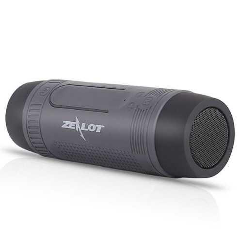 Gambar Zealot Bluetooth Speaker With Flashlight 4000mAh Power Bank - S1 - Abu-abu dari F3MS Store undefined Tokopedia
