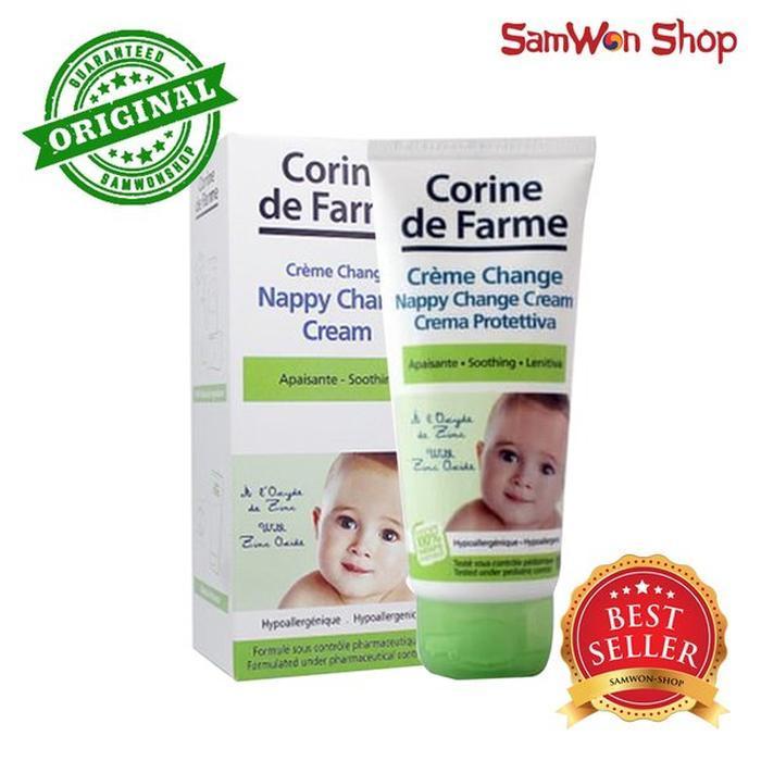 Gambar CORINE DE FARME DIAPER RASH NAPPY CHANGE CREAM 100ML RUAM POPOK BAYI dari secca store undefined Tokopedia