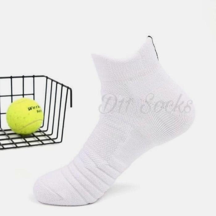 Gambar Kaos Kaki Pria Pendek Tebal Olahraga / Sport / Kaos kaki GYM/ Premium - Putih dari TemanKF undefined Tokopedia