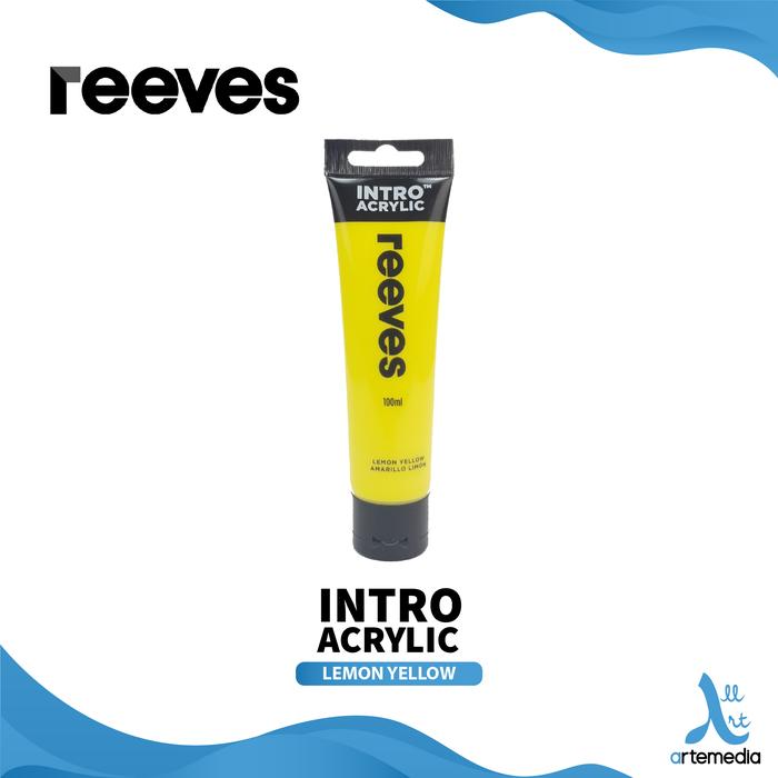 Gambar Cat Akrilik Reeves Intro Acrylic Paint Color 100ml - LEMON YELLOW dari Artemedia_NEW undefined Tokopedia