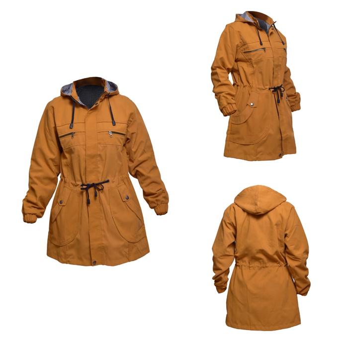 Jual NEW Jaket Parka wanita Baby Canvas Premium Bahan Tebal dan