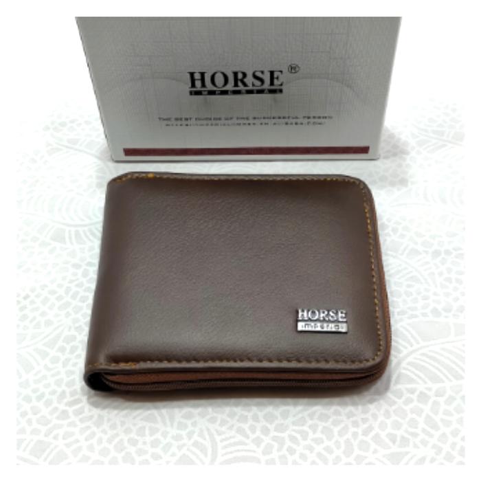 Gambar Dompet Pria Kulit Asli Resleting Full - Cokelat dari Bagus Gemilang_NEW undefined Tokopedia