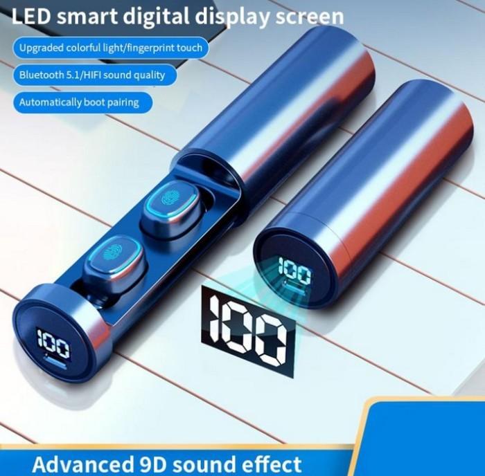 Iphone 12 Headset Tws Earphone Led Power With Charging Box