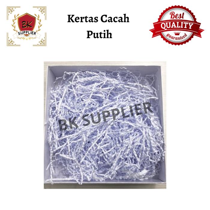 Gambar Kertas Cacah 250gr / Shreded Paper / Kertas Potong / Kertas Suir - Putih dari BKSupplier undefined Tokopedia