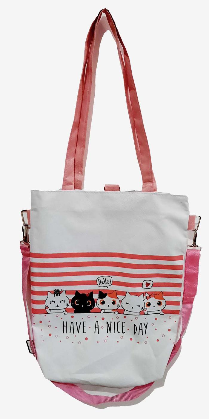 Gambar Tas Serbaguna 3 in 1 Tas Tenteng Tas Ransel You Are So Strong Quotes S - Putih dari KOBUCCA undefined Tokopedia