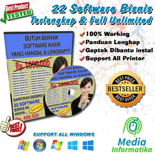 Gambar paket 22 software program full versi unlimited termurah dari Media POS undefined Tokopedia