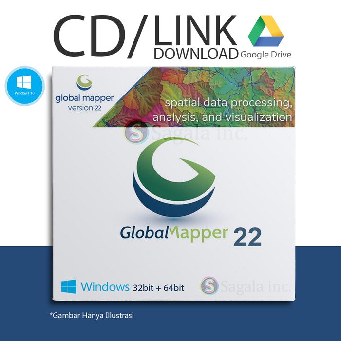 Jual Global Mapper 22 Full Versi For Windows 32bit 64bit Kab Bandung Sagala Tech Tokopedia