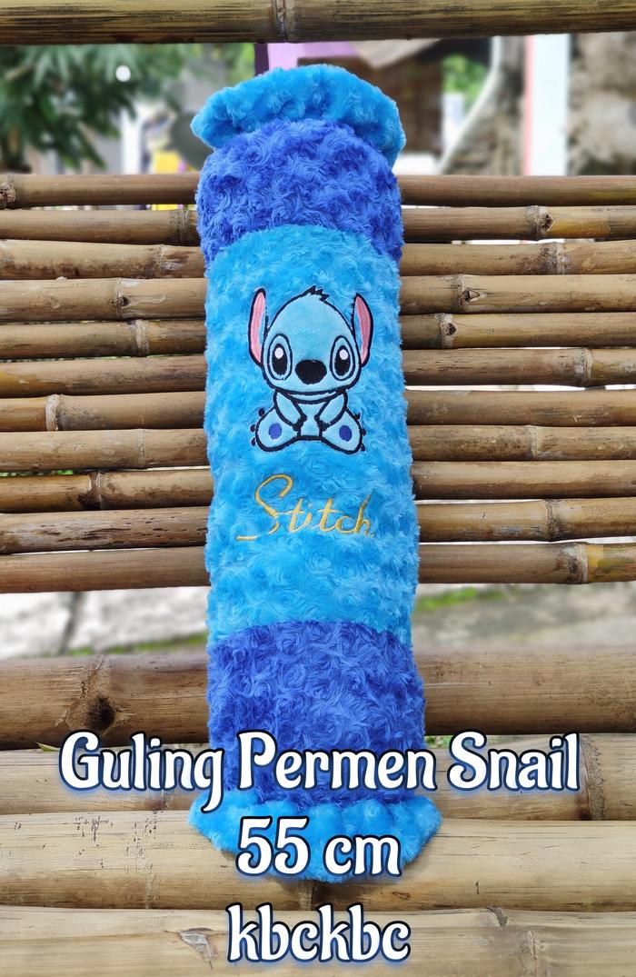Gambar Boneka Guling Permen Snail halus - stitch dari KBC Toys Indonesia undefined Tokopedia