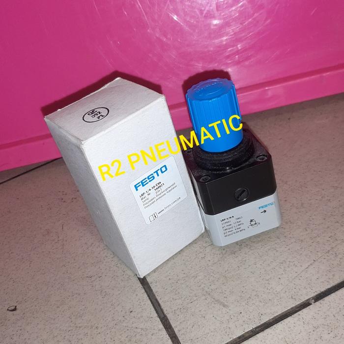 Regolatore Di Pressione Di Precisione FESTO LRP-1/4-4 (LRP144), Codice 159501. Nuovo In Scatola, Compatibile Con Sistemi FESTO, Per Un Controllo Preciso Dell'aria Compressa.