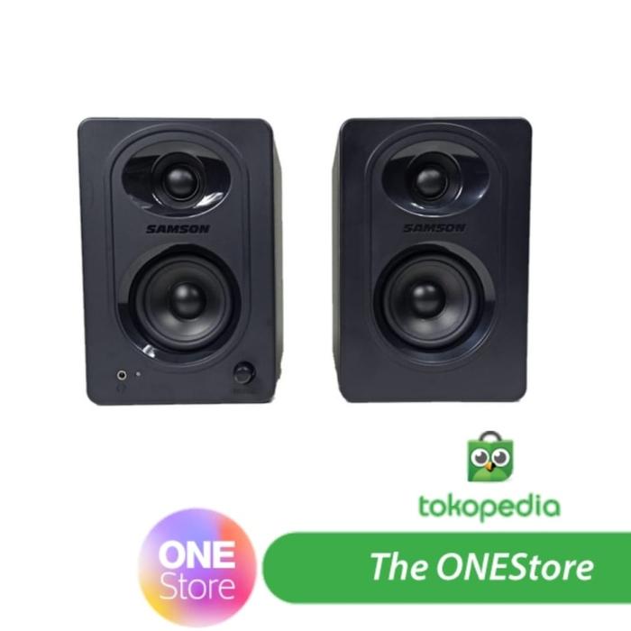 Gambar SPEAKER MONITOR SAMSON MEDIAONE M30 POWERED ESAM30 dari ONE Store Musik undefined Tokopedia