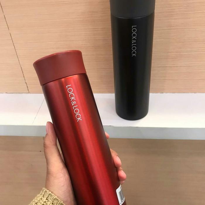 Gambar Tumbler Vacuum Lock N Lock/Termos/Botol Minum Tahan Panas/Dingin 400mL - Rose Red dari Tello Shop New undefined Tokopedia