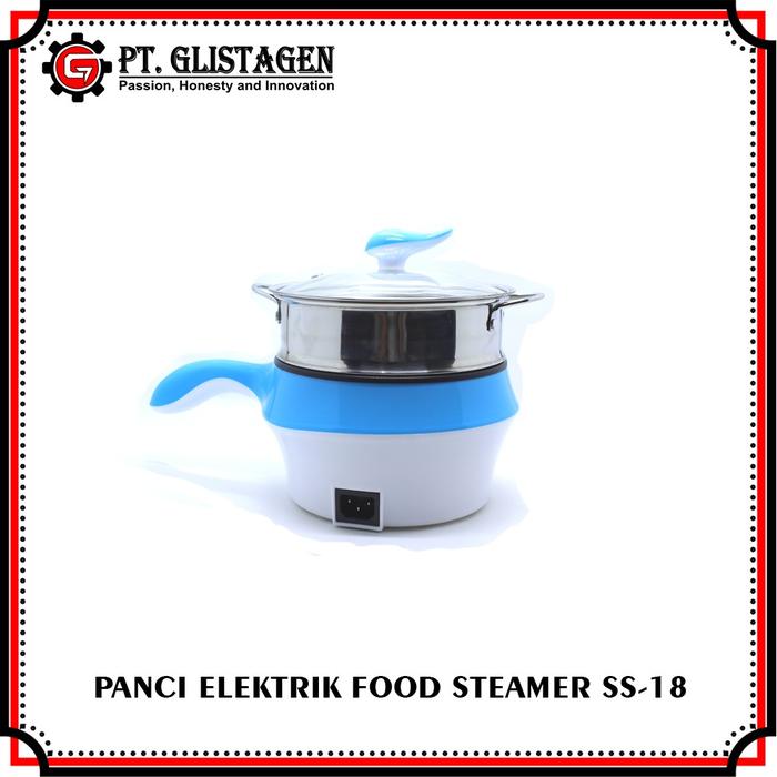 Gambar Panci Elektrik Portable Panci Serbaguna Panci Listrik Fry & Steam - Biru Muda dari AJTKREKOT undefined Tokopedia