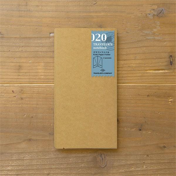Gambar Midori Traveler's Notebook Regular Size Accessory 020 - Kraft File dari tokopie undefined Tokopedia