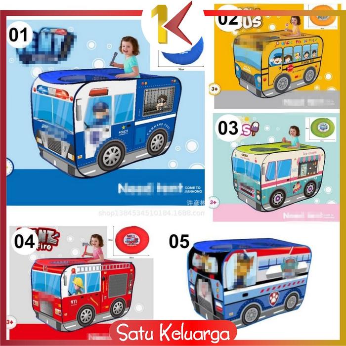 Gambar SK-M12 Mainan Tenda Rumah Anak Playground Playhouse Mainan Rumah Rumah - Tenda Bus, 02 dari Satukeluarga undefined Tokopedia