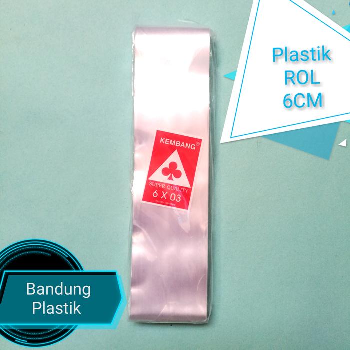 Jual Plastik roll rollan lebar 6cm PP 03 / rol panjang / per pak - Kota ...