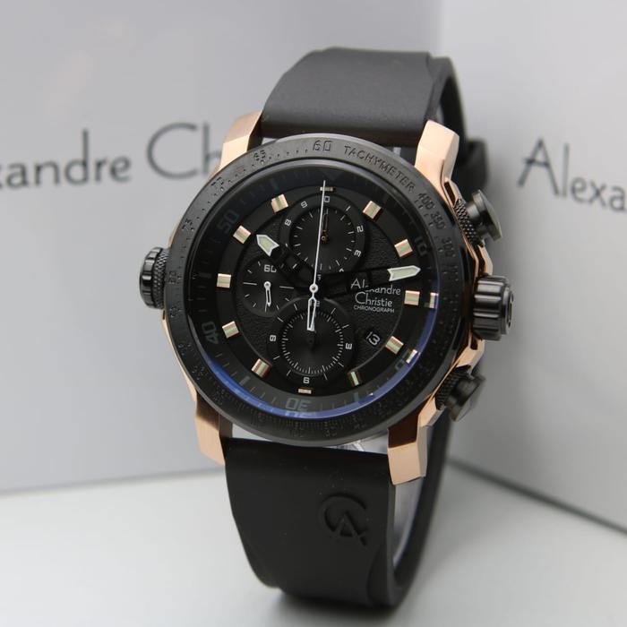 Gambar [ ORIGINAL ] Jam Tangan Pria / Cowok Alexandre Christie 6565 AC 6565 - BLACK GOLD dari TOKOJAMKU_NEW undefined Tokopedia