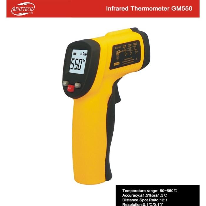 Jual Infrared Thermometer GM550 Termometer Gun Thermo GM550 550c Jakarta Utara