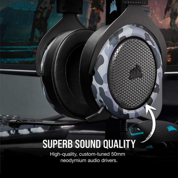 Jual Corsair HS60 Haptic Stereo Gaming 