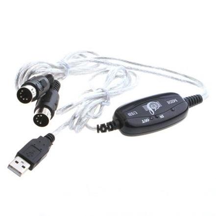 Gambar USB MIDI Cable Converter PC to Music Keyboard Adapter Kabel dari Pi Toserba undefined Tokopedia